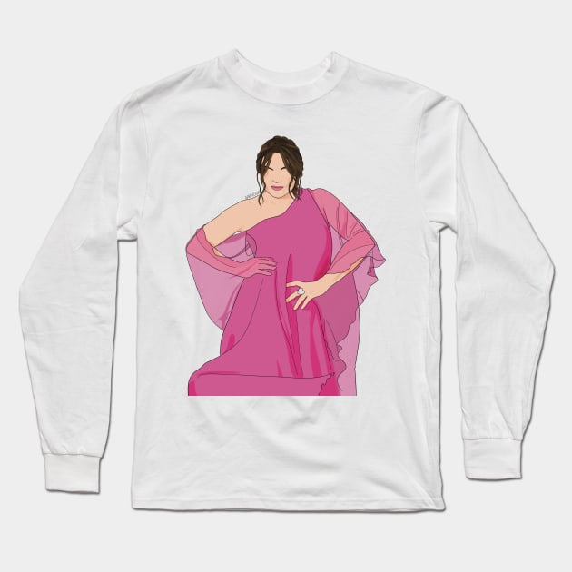 Mariska Long Sleeve T-Shirt by Gabi Veiga